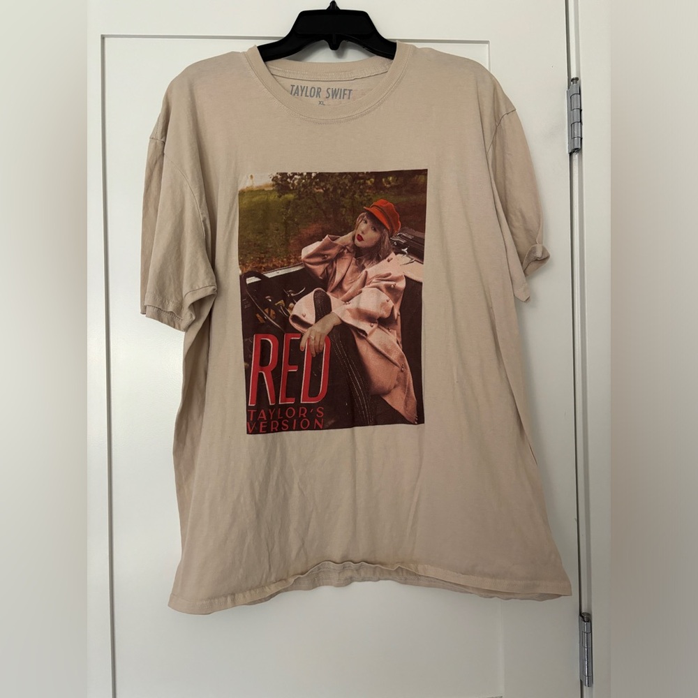 Taylor Swift Red Taylor’s Version Shirt Official Merch Size XL